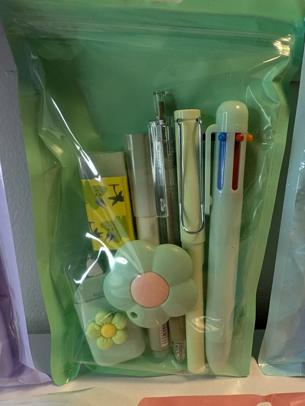 Aesthetic Back to School Stationery Set - Cute Monochromatic Supplies Pack